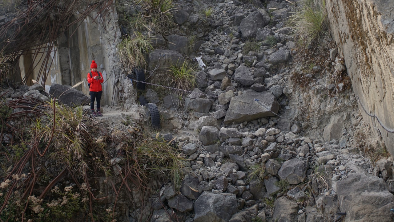 眠月線－安全又危險的崩壁
